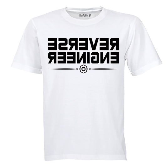 Reverse Engineer - Adults - T-Shirt - BuyAbility