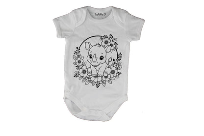 Rhino Wreath - Baby Grow - BuyAbility South Africa