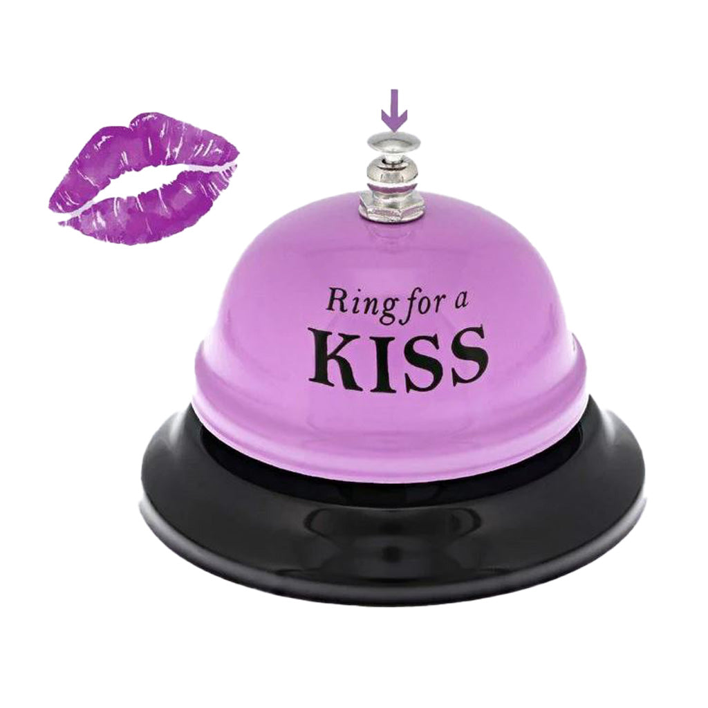 Ring For A Kiss - Novelty Desk Bell