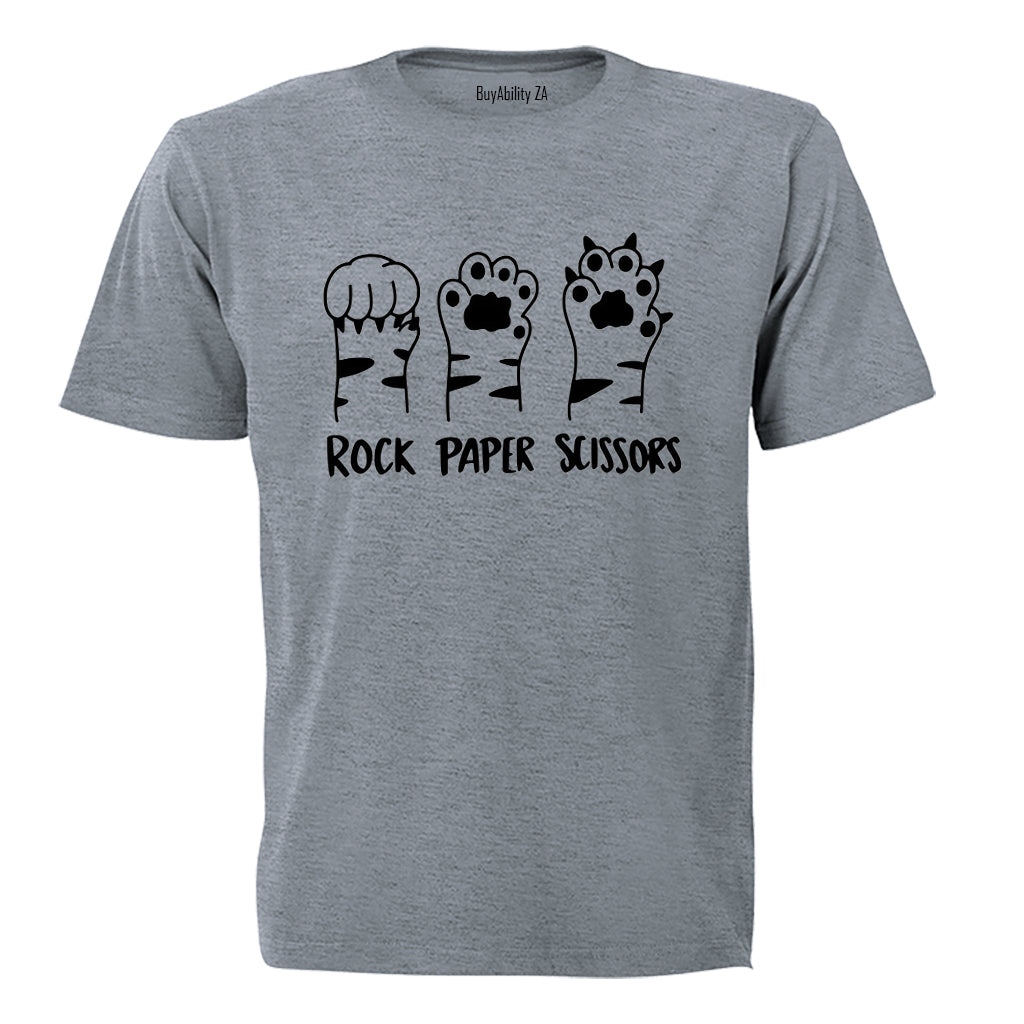 Rock Paper Cats Paws - Adults - T-Shirt - BuyAbility South Africa