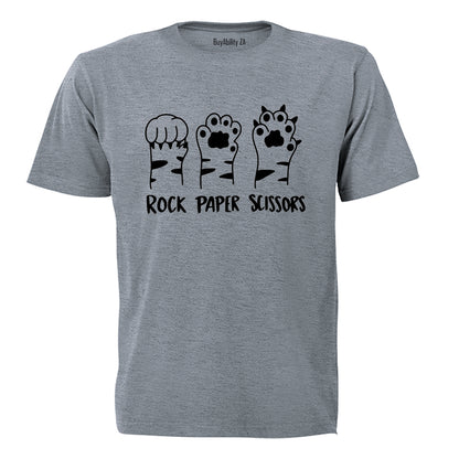 Rock Paper Cats Paws - Adults - T-Shirt - BuyAbility South Africa