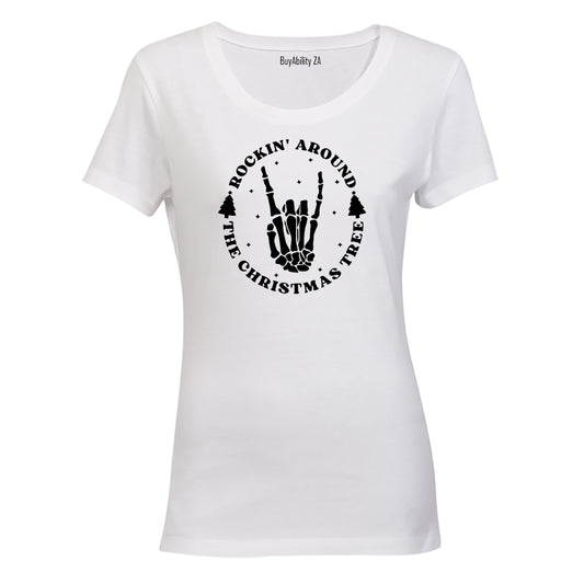 Rockin Around - Christmas - Ladies - T-Shirt