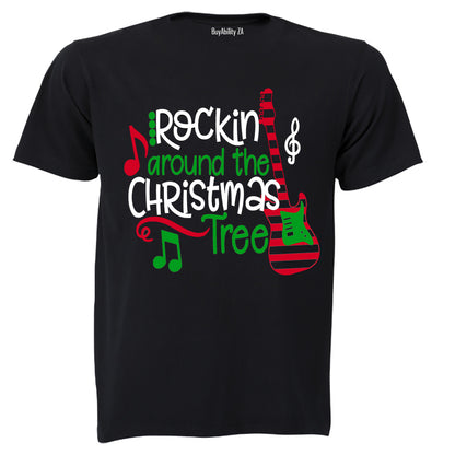 Rockin' Around the Christmas Tree - Guitar - Kids T-Shirt