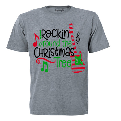 Rockin' Around the Christmas Tree - Guitar - Adults - T-Shirt