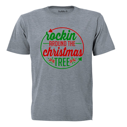 Rockin' Around the Christmas Tree - Circular - Adults - T-Shirt