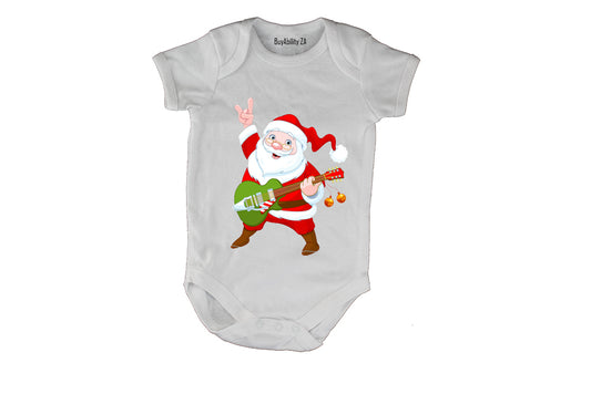 Rocking Santa - Christmas - Baby Grow