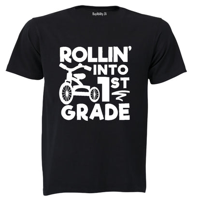 Rollin' Into 1st Grade - Kids T-Shirt