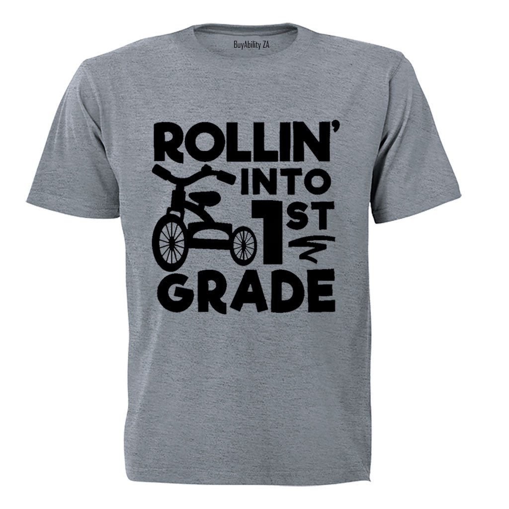 Rollin' Into 1st Grade - Kids T-Shirt