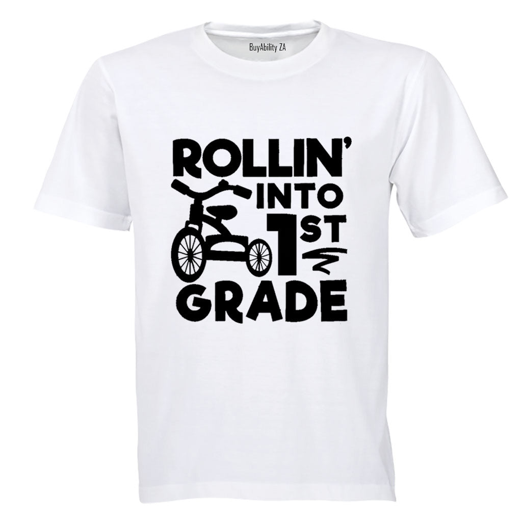 Rollin' Into 1st Grade - Kids T-Shirt