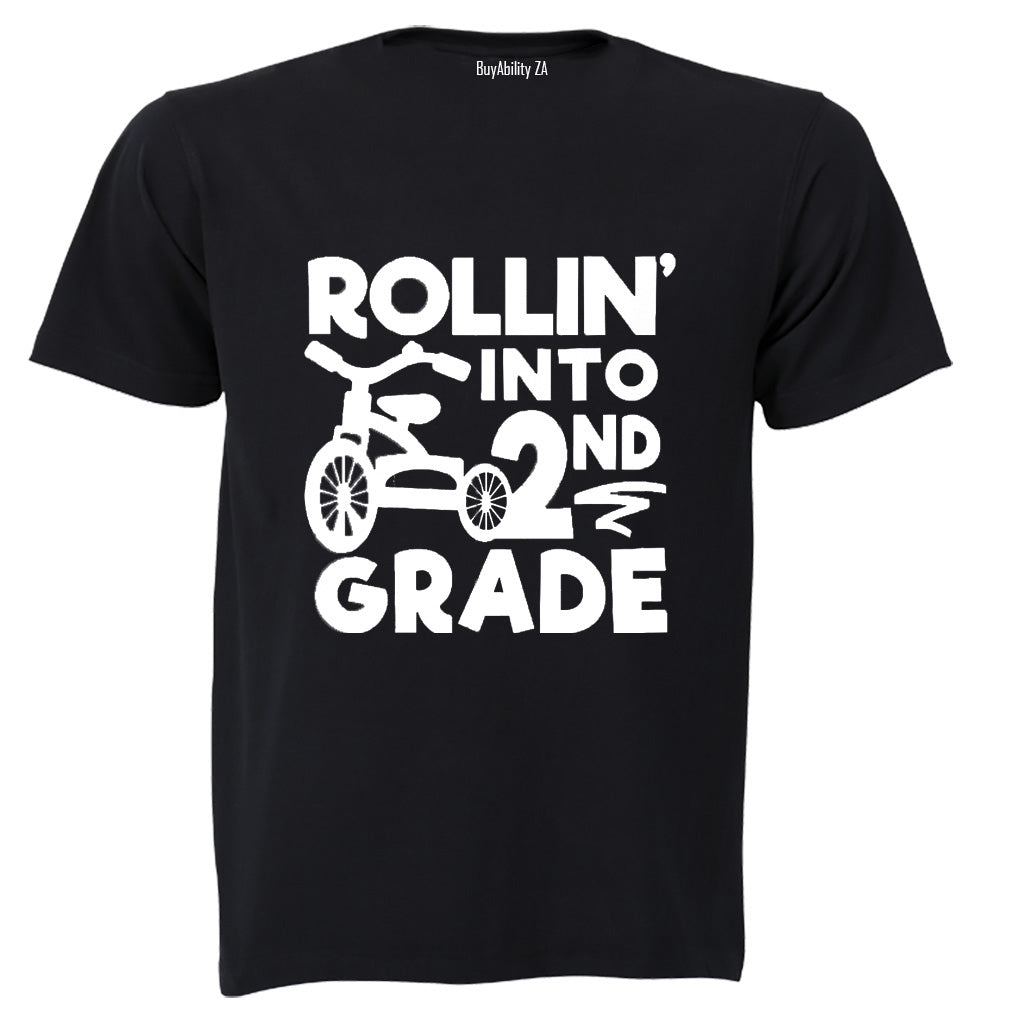 Rollin' Into 2nd Grade - Kids T-Shirt