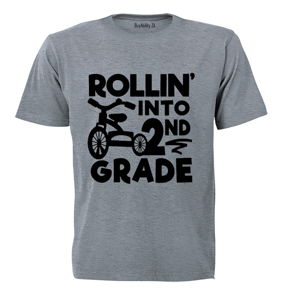 Rollin' Into 2nd Grade - Kids T-Shirt