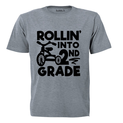 Rollin' Into 2nd Grade - Kids T-Shirt