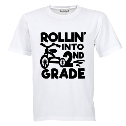 Rollin' Into 2nd Grade - Kids T-Shirt