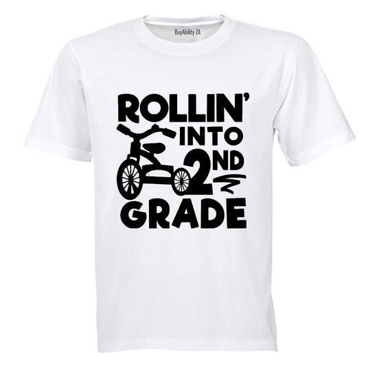 Rollin' Into 2nd Grade - Kids T-Shirt
