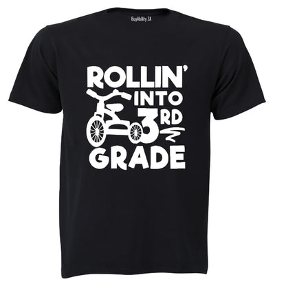 Rollin' Into 3rd Grade - Kids T-Shirt