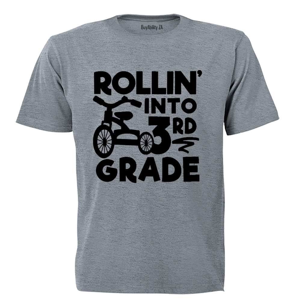 Rollin' Into 3rd Grade - Kids T-Shirt