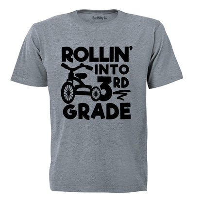 Rollin' Into 3rd Grade - Kids T-Shirt