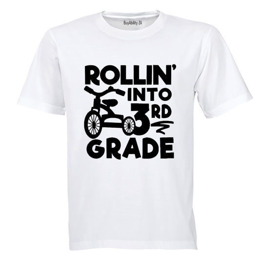 Rollin' Into 3rd Grade - Kids T-Shirt