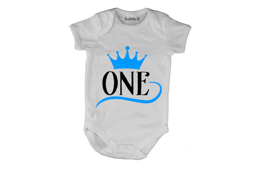 Royal One - Blue - Baby Grow