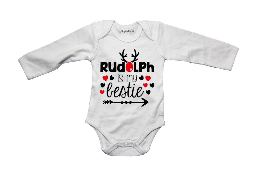 Rudolph is my Bestie - Christmas - Baby Grow