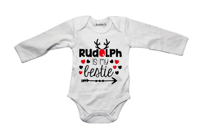 Rudolph is my Bestie - Christmas - Baby Grow