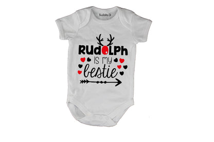 Rudolph is my Bestie - Christmas - Baby Grow