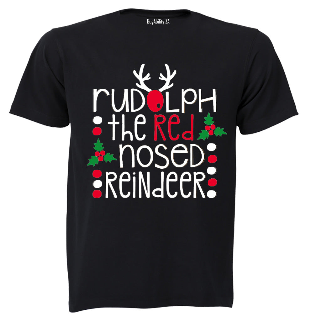 Rudolph the Red Nosed Reindeer - Christmas - Kids T-Shirt