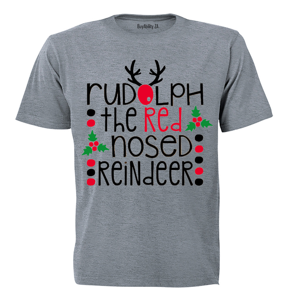 Rudolph the Red Nosed Reindeer - Christmas - Kids T-Shirt