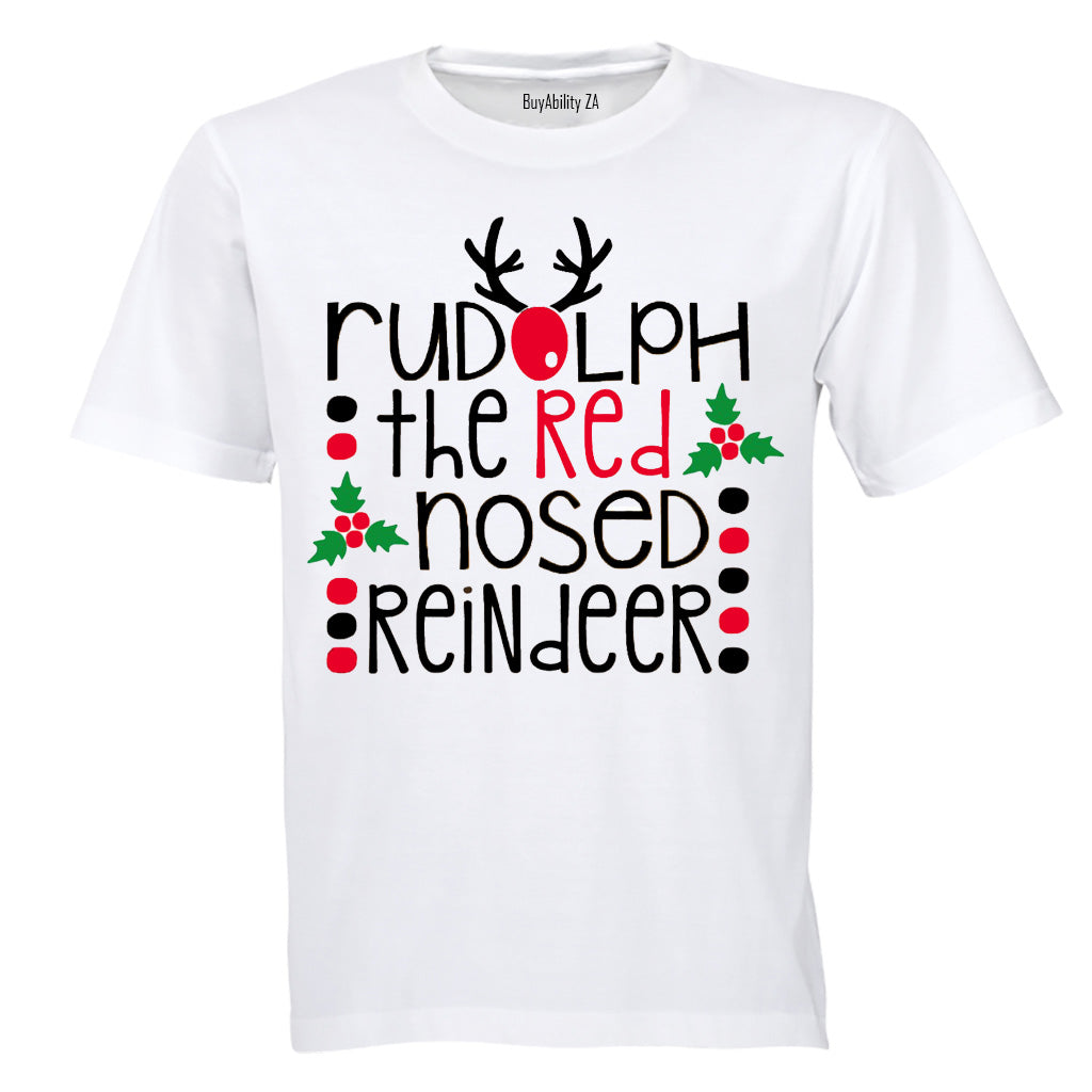 Rudolph the Red Nosed Reindeer - Christmas - Kids T-Shirt