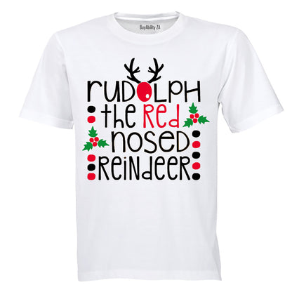 Rudolph the Red Nosed Reindeer - Christmas - Kids T-Shirt