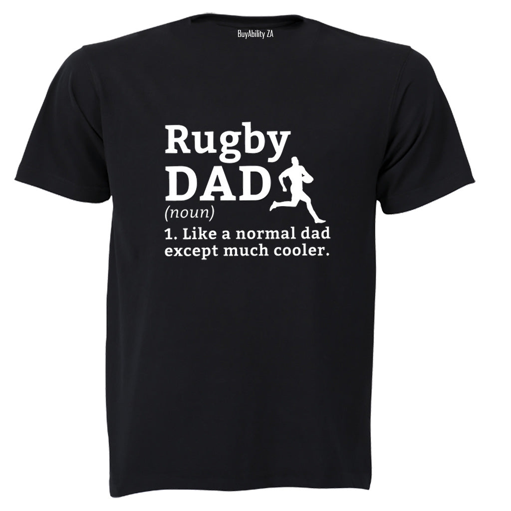 Rugby Dad Definition - Adults - T-Shirt