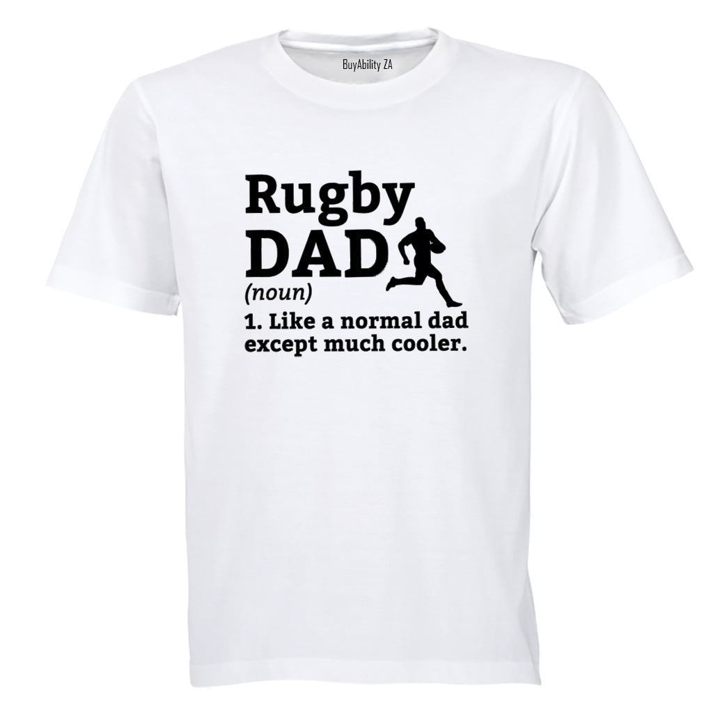Rugby Dad Definition - Adults - T-Shirt