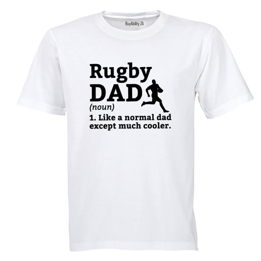 Rugby Dad Definition - Adults - T-Shirt