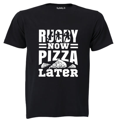 Rugby and Pizza - Adults - T-Shirt - BuyAbility South Africa