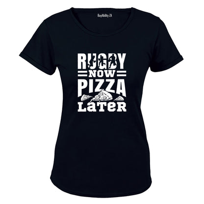 Rugby and Pizza - Ladies - T-Shirt - BuyAbility South Africa