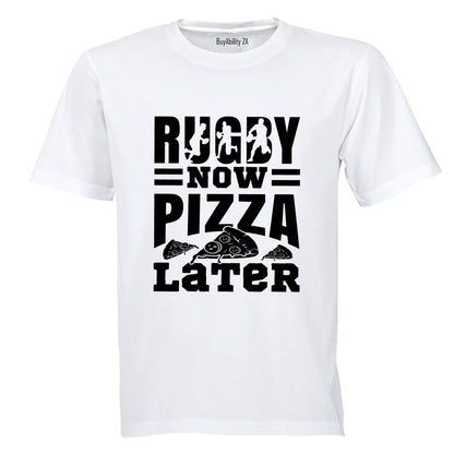 Rugby and Pizza - Adults - T-Shirt - BuyAbility South Africa