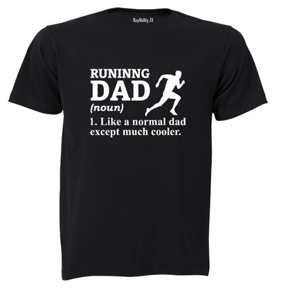 Running Dad Definition - Adults - T-Shirt