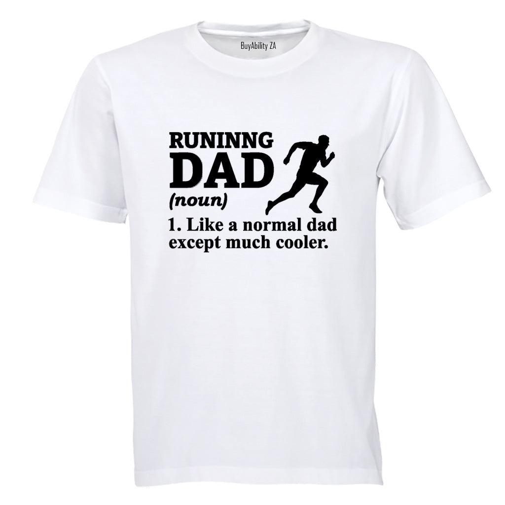 Running Dad Definition - Adults - T-Shirt