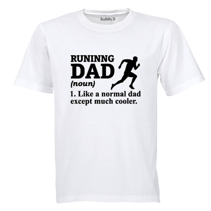 Running Dad Definition - Adults - T-Shirt
