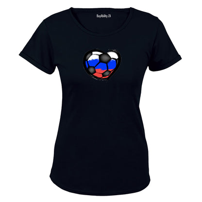 Russia - Soccer Inspired - Ladies - T-Shirt