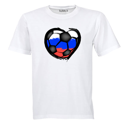 Russia - Soccer Inspired - Adults - T-Shirt