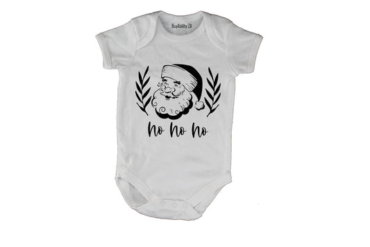 Santa - Ho Ho Ho - Christmas - Baby Grow