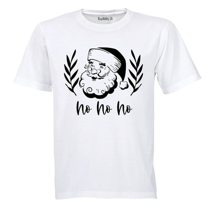 Santa - Ho Ho Ho - Christmas - Adults - T-Shirt
