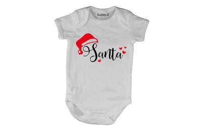 Santa Hearts - Christmas - Baby Grow