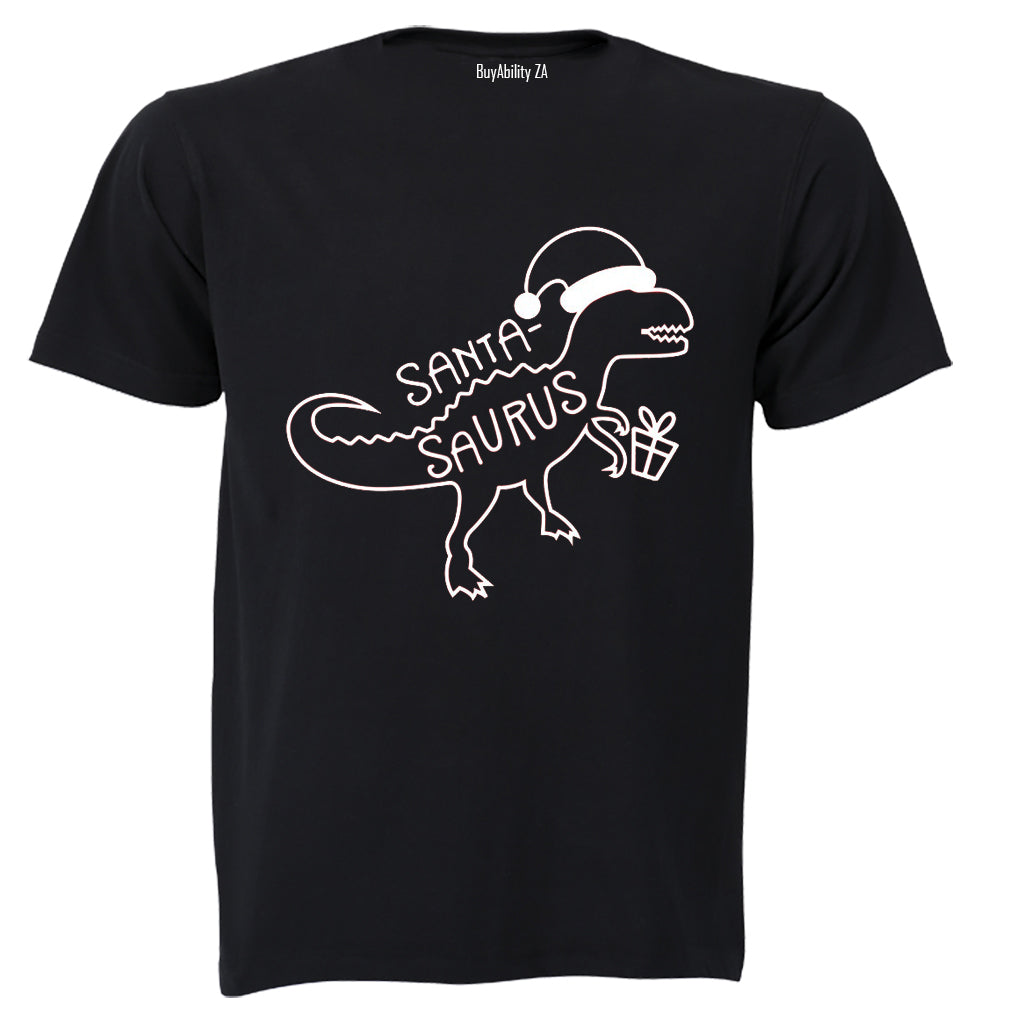 Santa-saurus Dino - Christmas - Adults - T-Shirt - BuyAbility