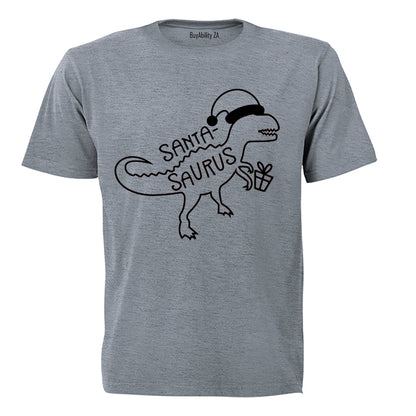 Santa-saurus Dino - Christmas - Adults - T-Shirt - BuyAbility