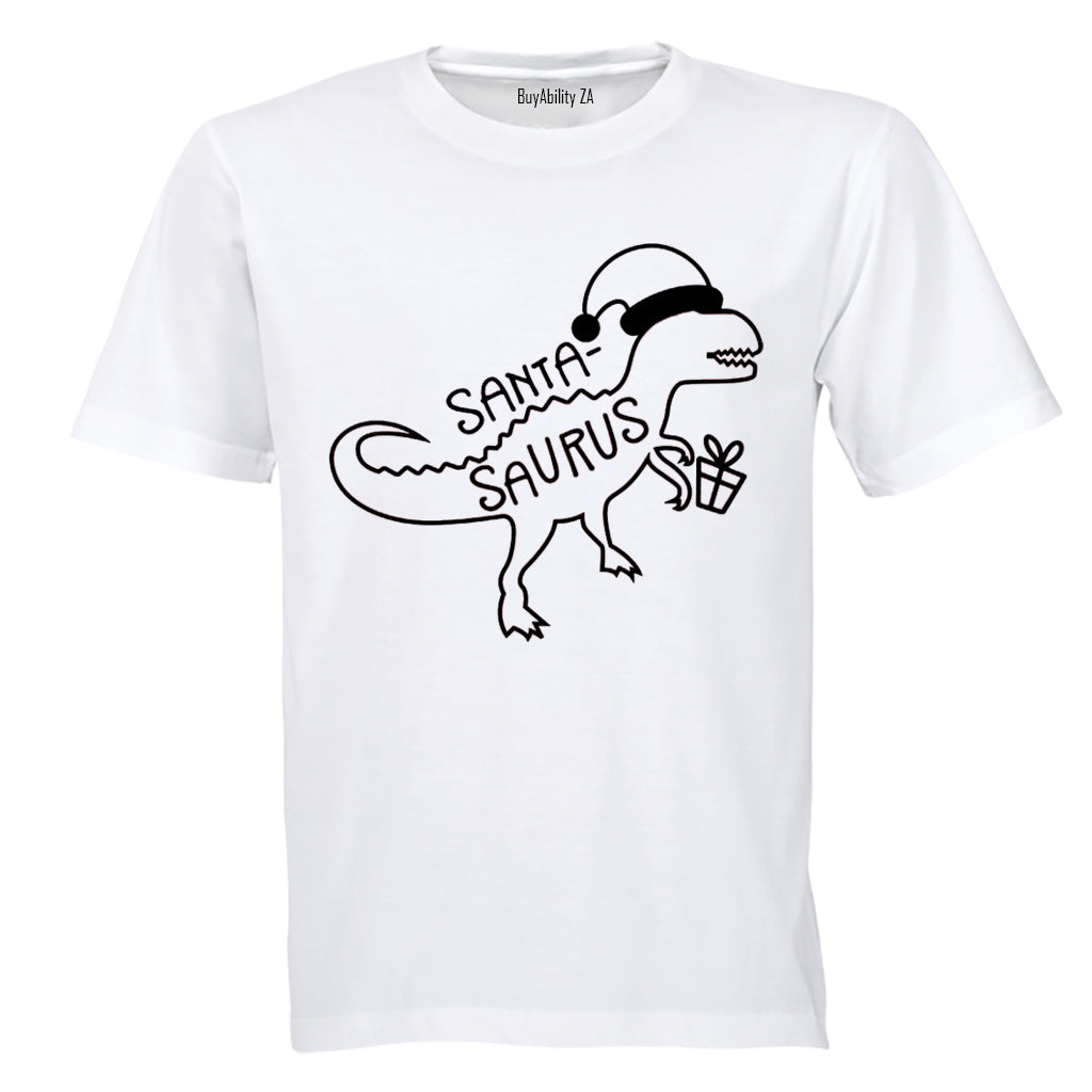 Santa-saurus Dino - Christmas - Adults - T-Shirt - BuyAbility