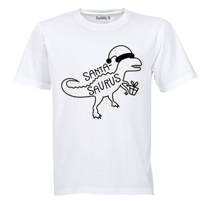 Santa-saurus Dino - Christmas - Adults - T-Shirt - BuyAbility