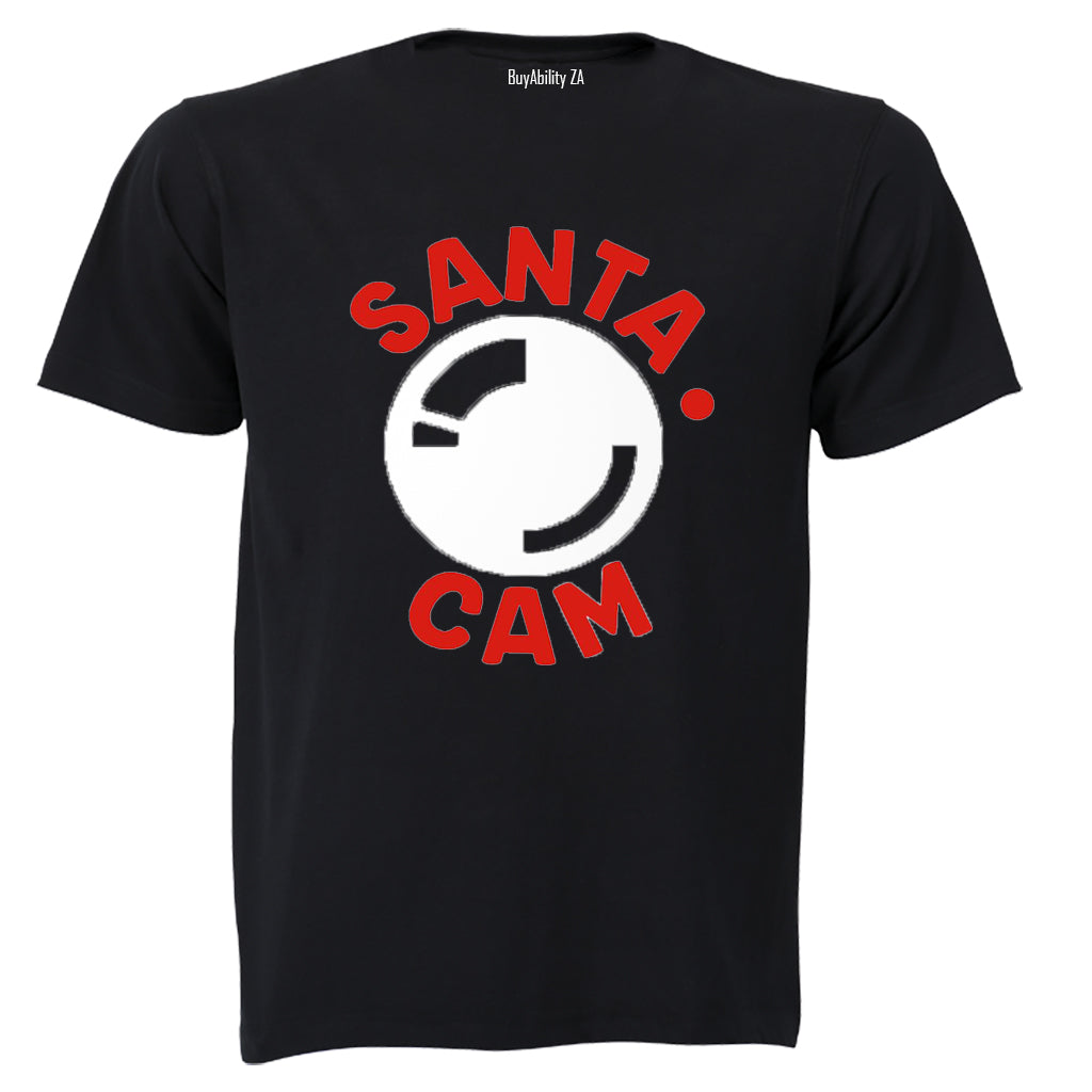 Santa Cam - Christmas - Adults - T-Shirt