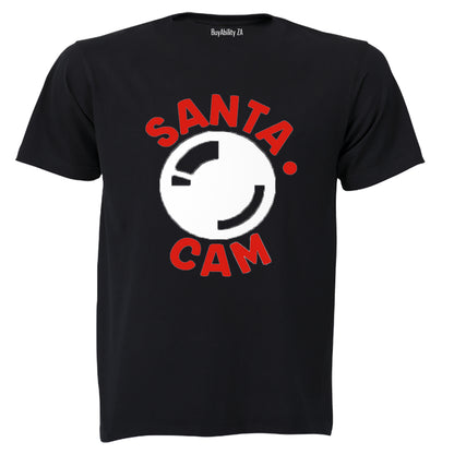 Santa Cam - Christmas - Adults - T-Shirt